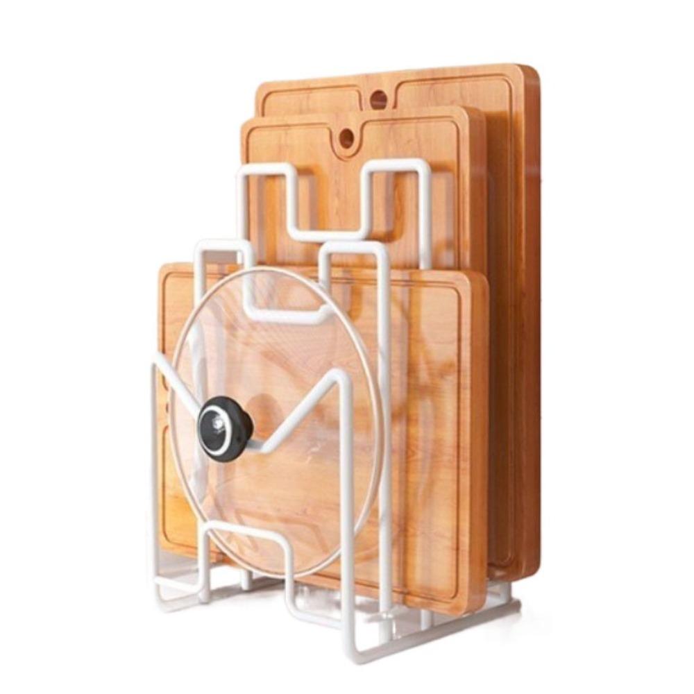 Space Saving Cutting Board Holder Multi Layer Chopping Board Organizer Pot Lid Rack Shelf  Plates