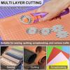 Cutter Blades Portable Wave Rotary Blades Convenient Cutter Replacement Blades Versatile Crochet Edge Rotary Cutter Blades Solid