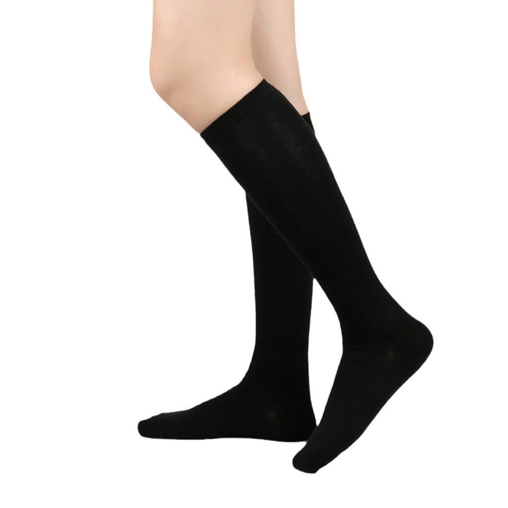Women's Solid Color Calf-high And Knee-high Socks