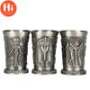 Hi Metal Αιγυπτιακό ποτήρι κρασιού, ποτό από κράμα ψευδαργύρου, κούπα για κοκτέιλ, Ancient Egypt Wine Mug Bar Drinkware Craft