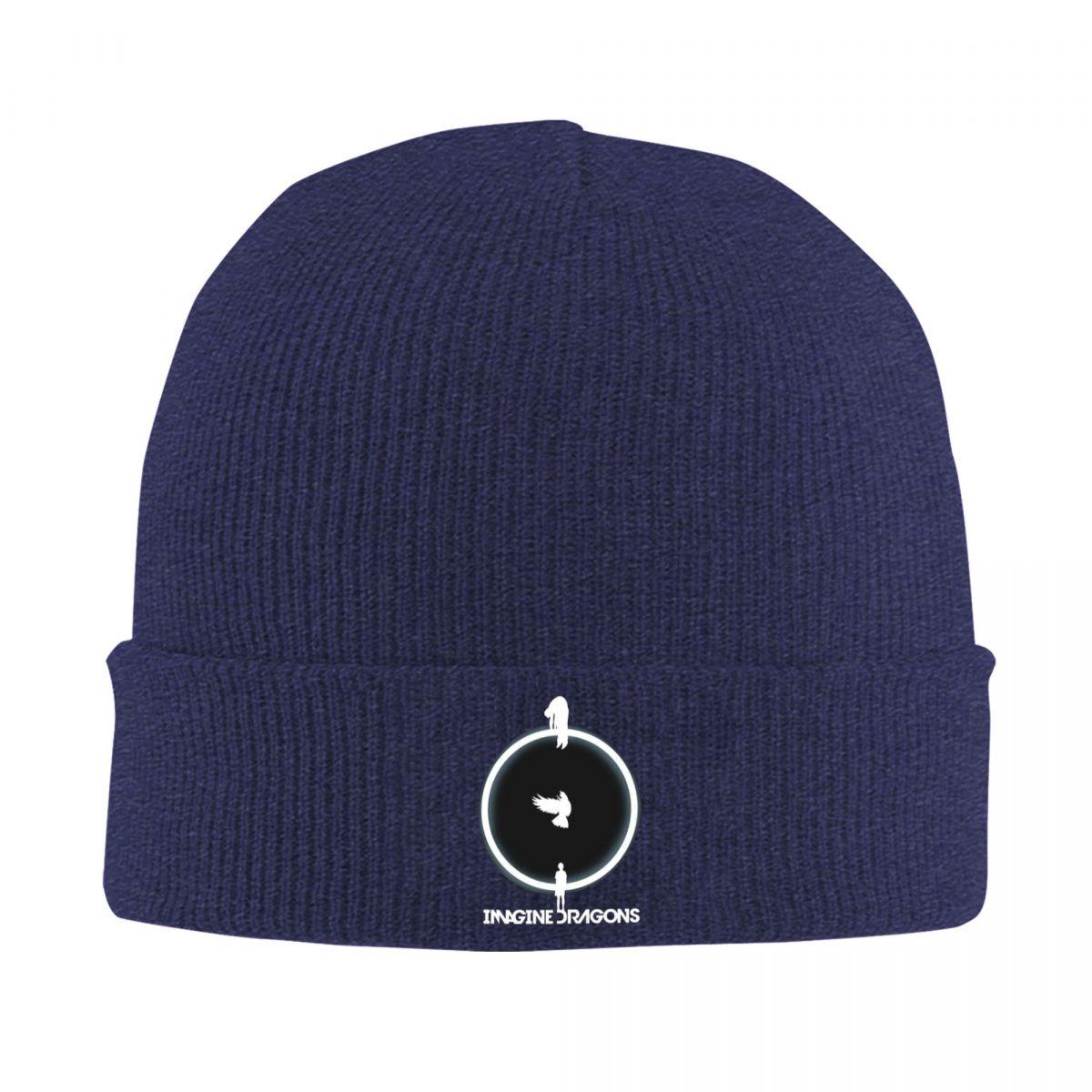 

Imagine Dragons Warm Knitted Cap Hip Hop Bonnet Hat Autumn Winter Outdoor Beanies Hats for Men Women Adult One Size