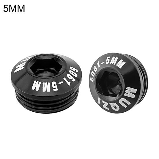 1 Pair MUQZI Bicycle Pedal Covers High Strength Dustproof Aluminum Alloy Bike Axle