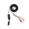 1.8m Adapter Multi Out Flat AV Cord 3 RCA Video/Audio Cable