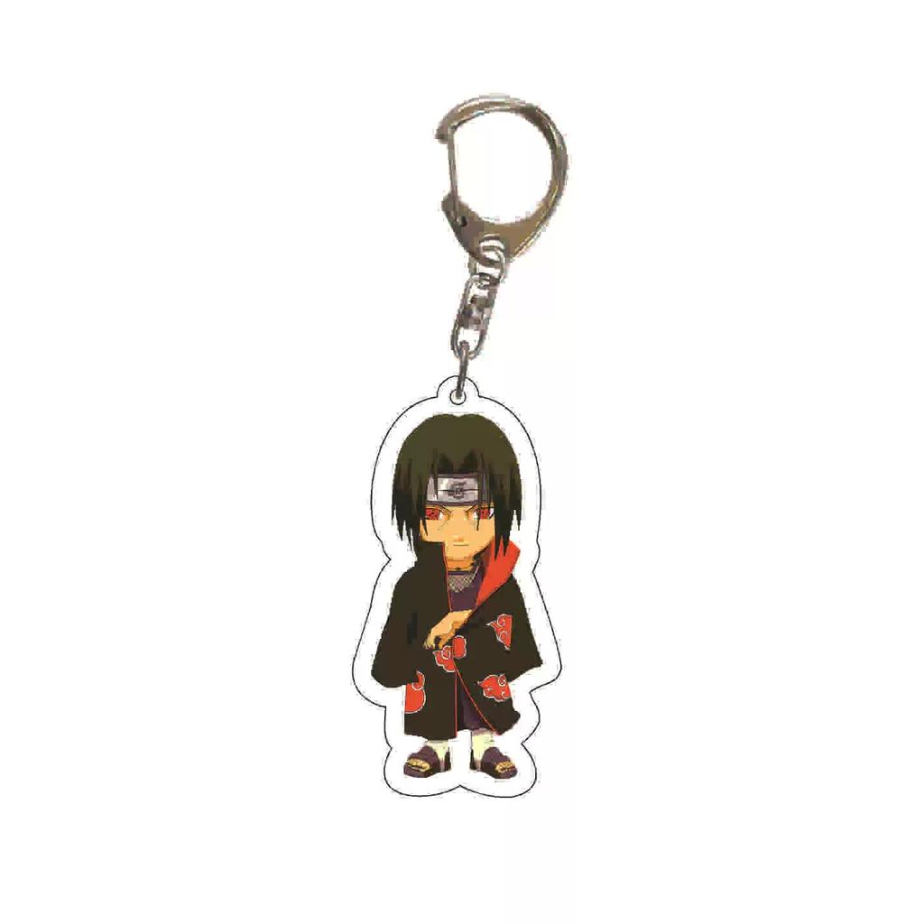 Llavero acrílico de Anime Naruto, accesorio, llavero de dibujos animados de Uzumaki Naruto