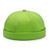 Unisex Brimless Hat: Round Top Melon Cap, Hip-Hop Style & Landlord Design for Spring/Autumn