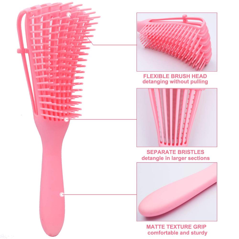 Hair Comb Detangling Brush Women Men Scalp Massage Hair Brush Detangler Brush For Curly Hair Thick Hair Octopus Hairbrush
