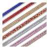 Iron on Trim Square Crystal Rhinestone Trim Rhinestone Hot Melt Hot Fix Tape DIY Rhinestone Chain Bridal Dress