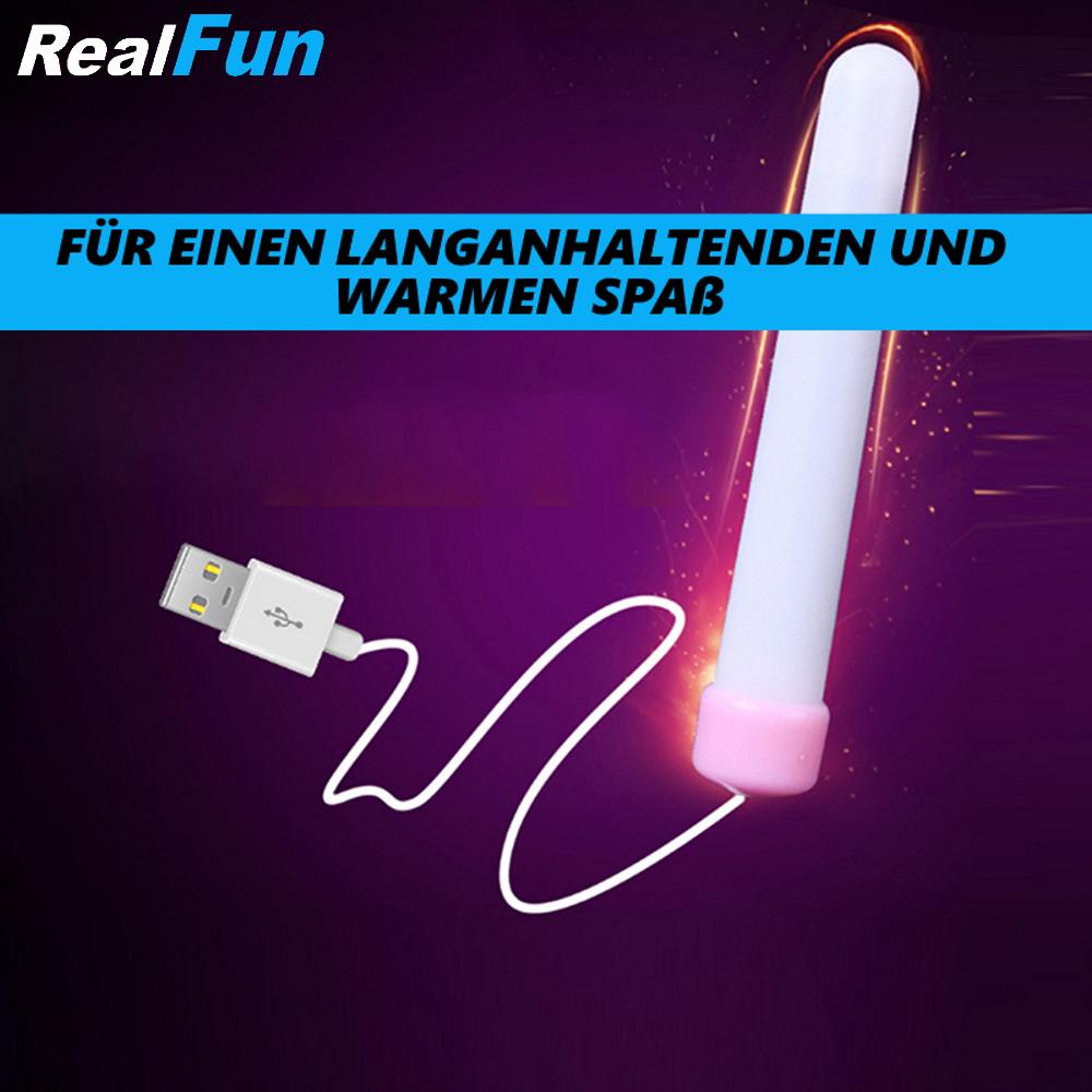 RealFun Masturbator Heating Rod Sex Doll Torso USB Pocket Pussy Sex Toy 46°