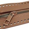 27cm Long Solid Leather Zipper for Handbag Crochet Bag Hardware Practical Sewing Accessory Purse Accessories Diy Bag