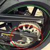 Motorbike Rear Fork Axle Chain Adjuster Decoration Block For Kawasaki Z800 Z 800 2013 2014 2015 2016 2017 2018 2019