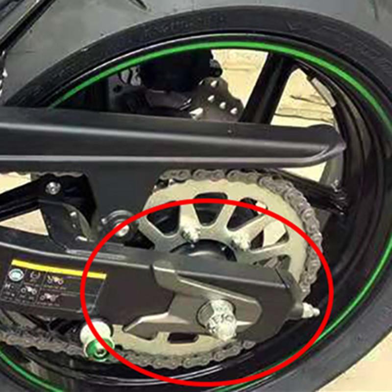 Motorbike Rear Fork Axle Chain Adjuster Decoration Block For Kawasaki Z800 Z 800 2013 2014 2015 2016 2017 2018 2019