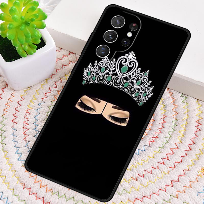 Islamic Arabic Hijab Girl Silicone Phone Case For Samsung Galaxy Note 10 Pro S26 S25 S24 S23 S22 S21 Plus S25Ultra Capa Cover