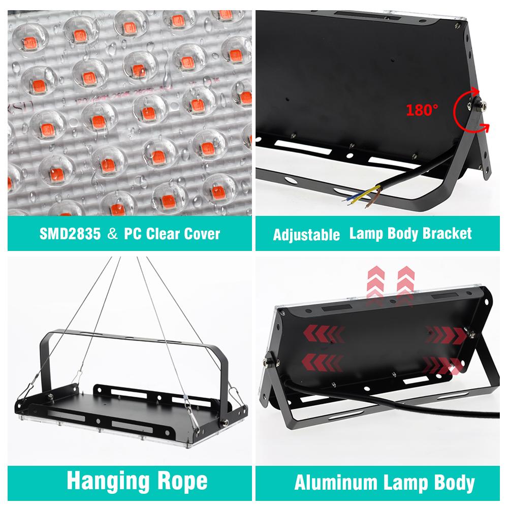 LED Grow Light 220V Full Spectrum Phytolamp 50W/100W/300W Waterproof