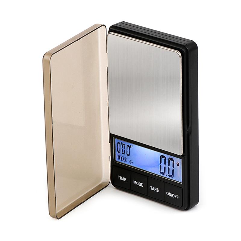 Espresso Scale with Timer 1000g X 0.1g Small & Handy Barista Scale Brew Drip Tray Coffee Scale with Timer Backlit LCD