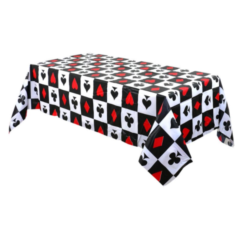 Rectangular Disposable Football Milk Pattern Table Cover Poker Themed Party Decorations