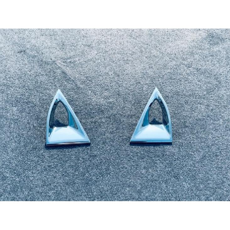 Front Fog Lamp Light Cover Trim For Nissan Rogue X-Trail -25 Chrome Style B