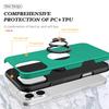 16 Plus Ring Holder Plastic Hard Shell Phone Case for IPhone 16 15 14 13 12 11 Pro Max XS X XR 7 8 Magnetic Shockproof Cover