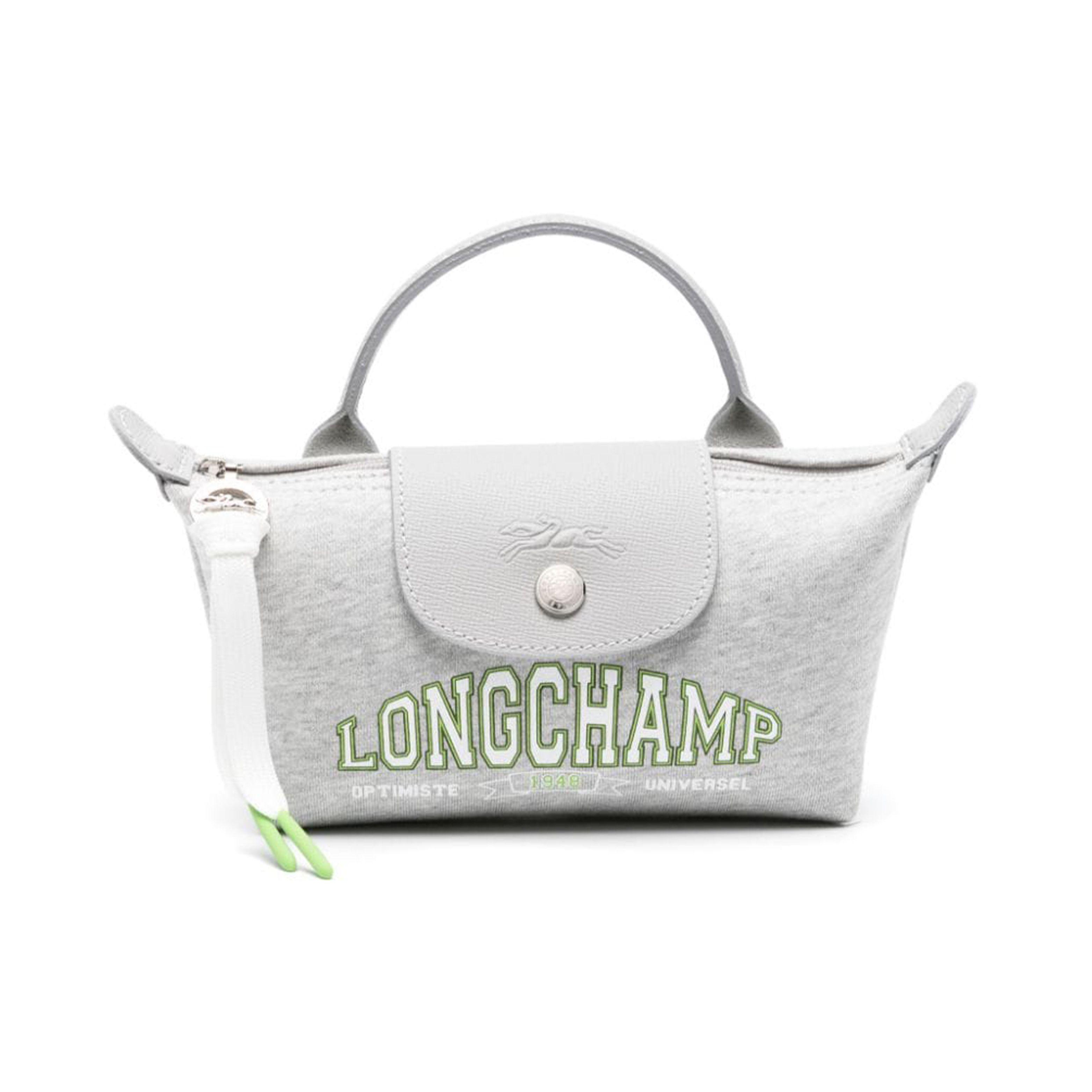 

Longchamp Le Pliage Collection Logo Quilted Mahjong Dumpling Shoulder Crossbody Tote Bag Women Bags Gray 34175HEA112 Basic Set (Bag)