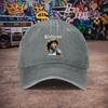 Pc Unisex David Statue Graffiti Vintage Washed Baseball Cap  Unisexs Trendy Hat  Versatile Duckbill Cap  Fun Print  A Unique