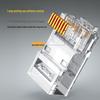 SAMZHE CAT6 Unshielded RJ45 Pass-Through Connectors
