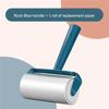 Portable Tearable Roll Paper Sticky Roller Dust Wiper Pet Hair Clothes Carpet Tousle Remover Replaceable Cleaning Brush Tools