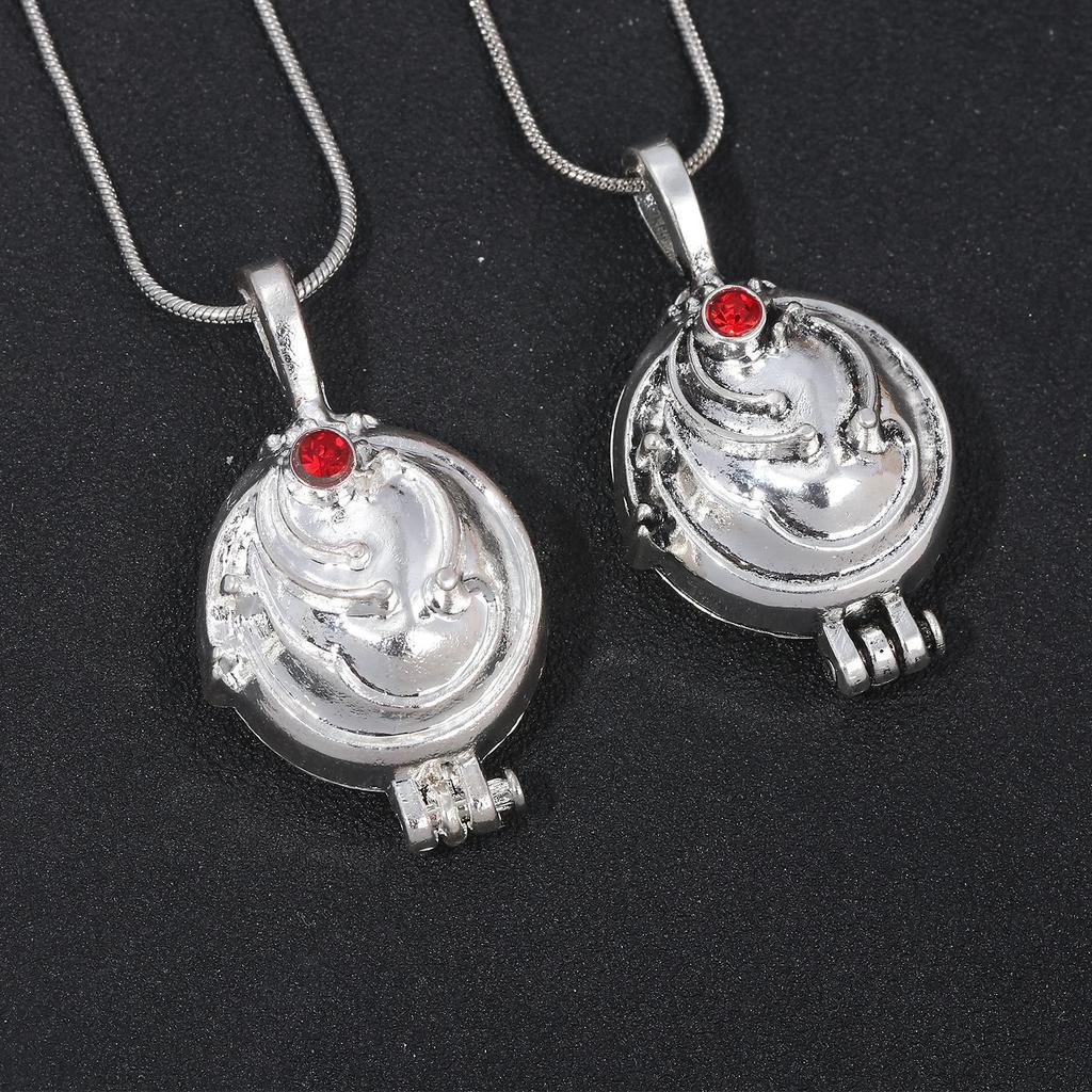 The Vampire Diaries Necklace Elena Gilbert Fashion Vervain Verbena Pendant Photo Locket Jewelry Men Women Christmas Party Gifts