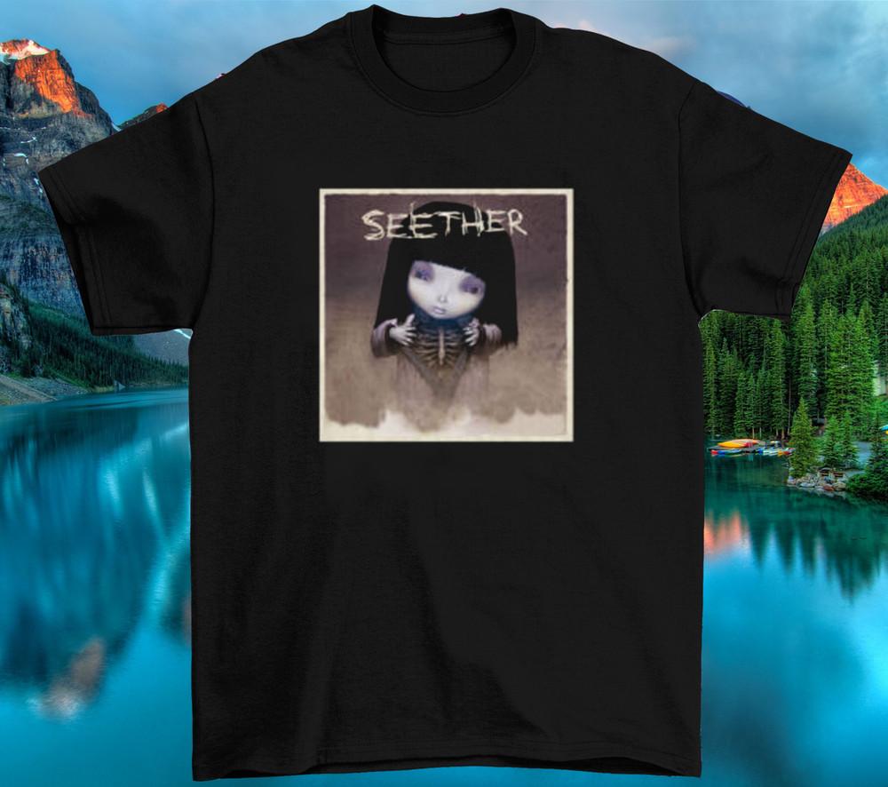 Seether musice rock music band CG156 Unisex T-Shirt XXL 1990₽