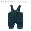 Casual Wears Doll Trousers Clothes Accessories Doll Overalls Casual Pants Fashion Overalls Clothes