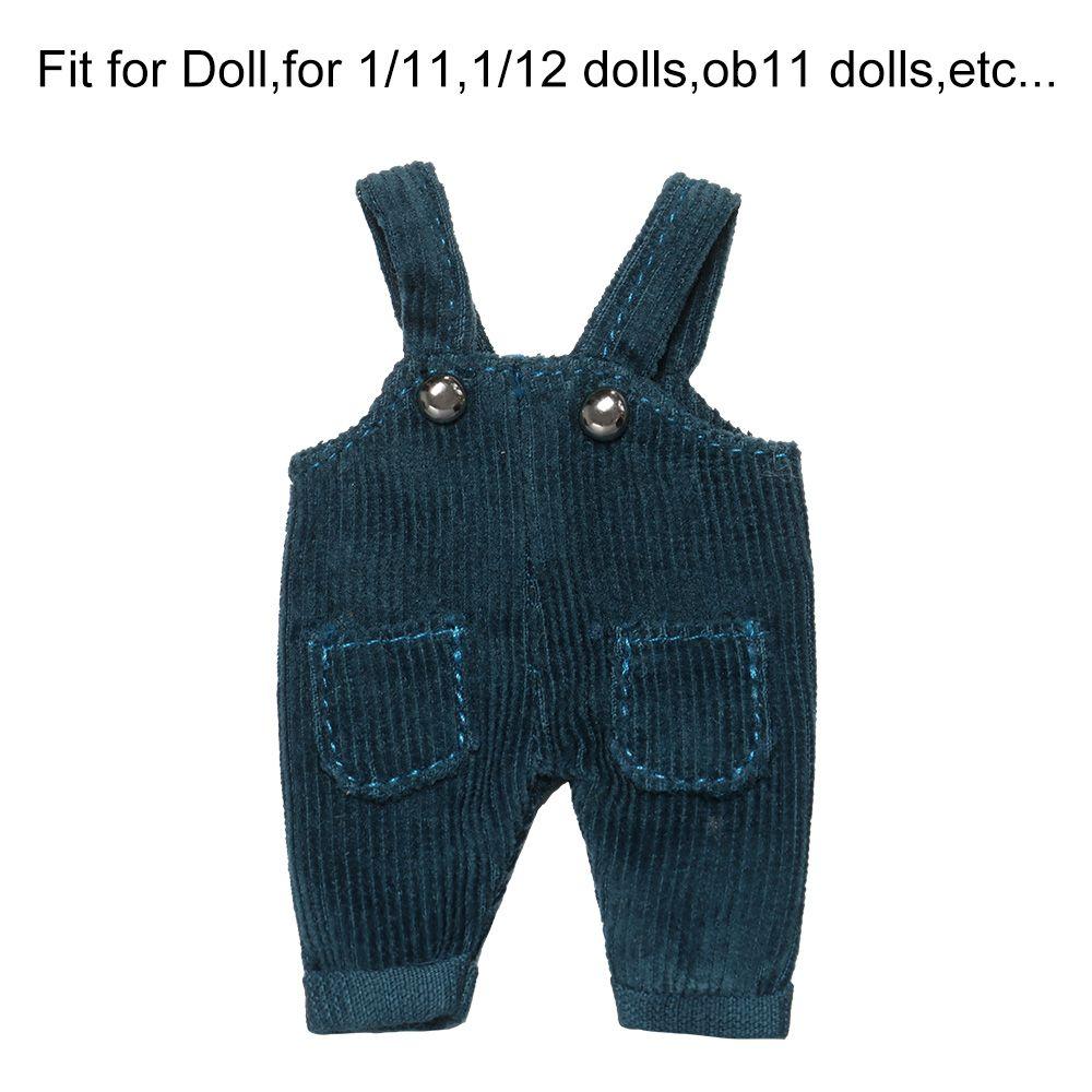 Doll Trousers Casual Wears Casual Pants Clothes Accessories Doll Overalls Fashion Overalls Clothes