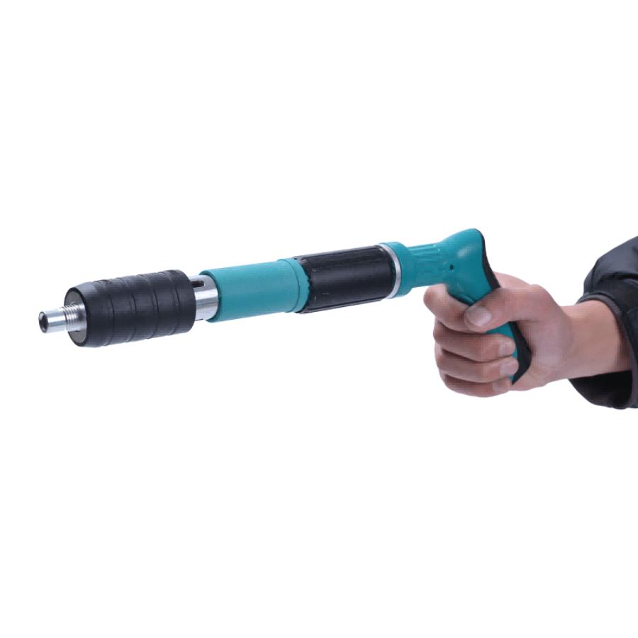 Heavy-Duty 5-Speed Adjustable Nail Gun - Quiet, Fast-Firing, Easy Assembly for Concrete/Steel/Gypsum Walls, DIY & Renovation (Nails Not Included)