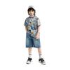 ASK JUNIOR Kids' Cartoon Print Short Sleeve T-Shirt