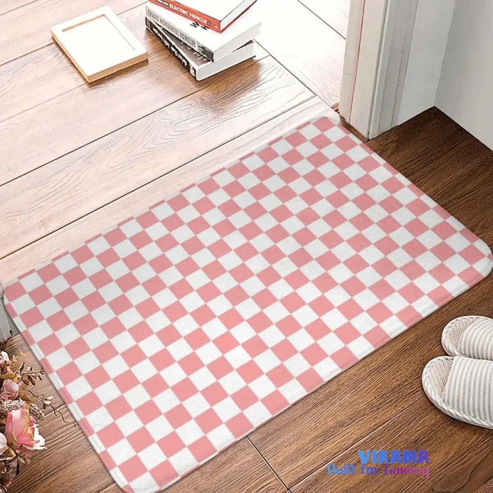 Geruite Badkamermat Absorbeert Water Vlekbestendig Wasbaar Entree Hal Slaapkamer Kamer Vloer Huisdecoratie Vloerkleed