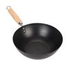 Frying Pan Even Heating Smooth Coating Multifunctional Iron Pot with Convenient Handle for Daily