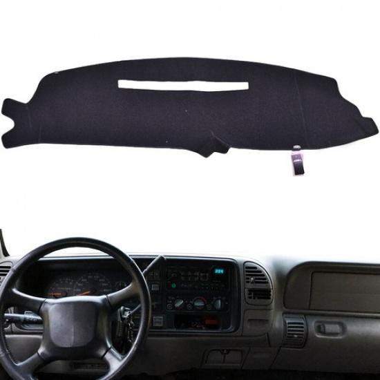 Black Dash Mat Dashboard Cover For Chevy Silverado C1500 C2500 C3500 1997 1998