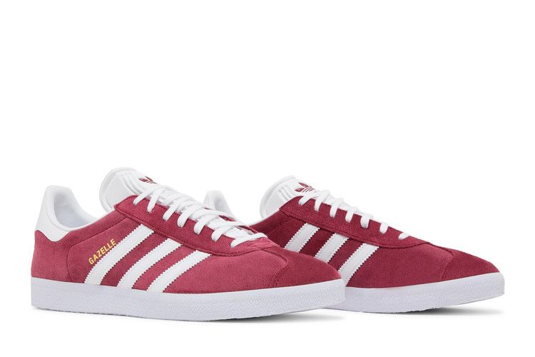 Men's Sneakers adidas Gazelle Collegiate Burgundy White Collegiate Burgundy/Cloud White/Gold Metallic
