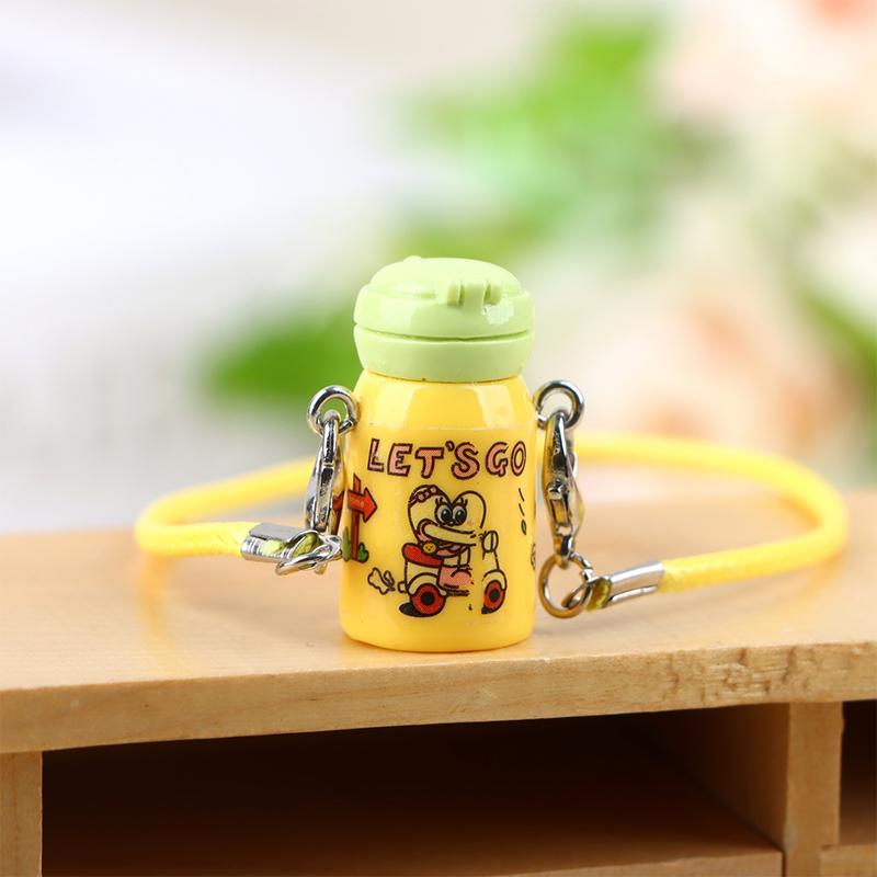 1Pc 1:12 Dollhouse Miniature Kettle Water Cup Insulation Cup Model Kids Pretend Play Toys Doll House Accessories