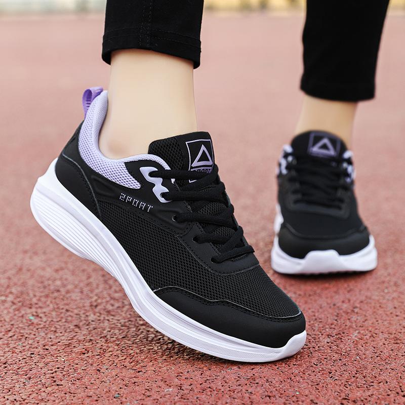 Student Spring and Autumn Shoes Mesh Breathable Casual Fitness Sneakers Lightweight Soft Sole Running Shoes