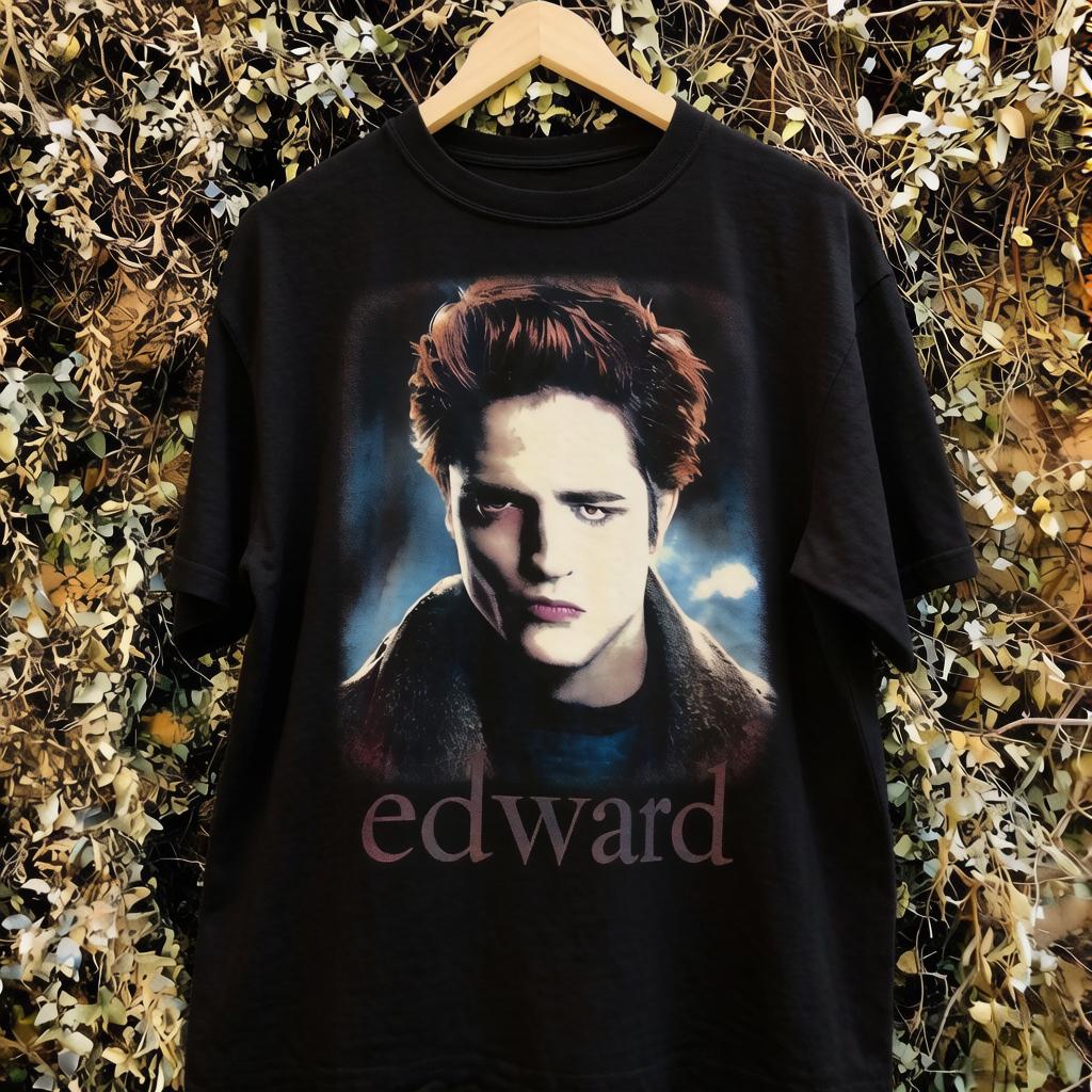 Vintage The Twilight Saga Edward Tshirt Unisexs Tshirts Fashionable Versatile Clothes of Unisex Y2k Clothes Unisex Drip Clothing