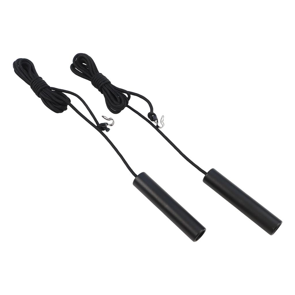 Zinc Alloy Bathroom Light Pull Cord Handle with 150cm Extension 2 Pack