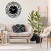 Acrylic mirror decorative clock Islamic Calligraphy Eid Decor Wall Clock 3D Silent Quartz Wall Clock Home Decoration PenduQ1G1T3