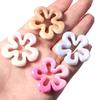 5pcs/lot Gradient Color Flower Beads Acrylic Beads Loose Spacer Beads For Jewelry Making DIY Bracelet Necklace Accessories