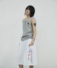 SCALLYWAG [Ryu Jeong-Ran × Skelly Wung] Side Familia Bermuda Training Shorts [White]
