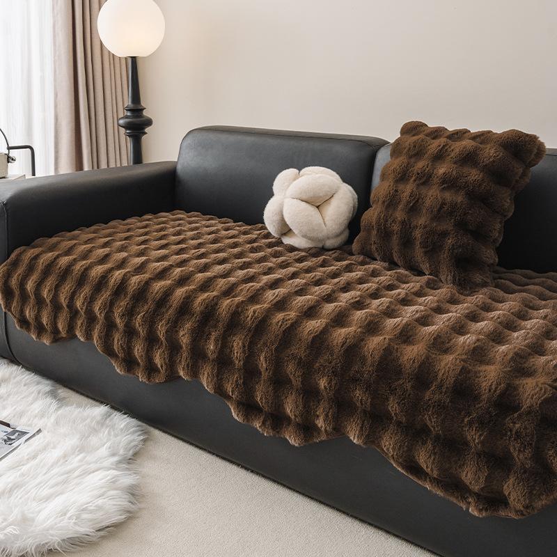 Fransk Spesialformet Fortykket Plysj Sofaputetrekk Ny Høst Og Vinter Avansert Fiksert Sklisikker Sittepute