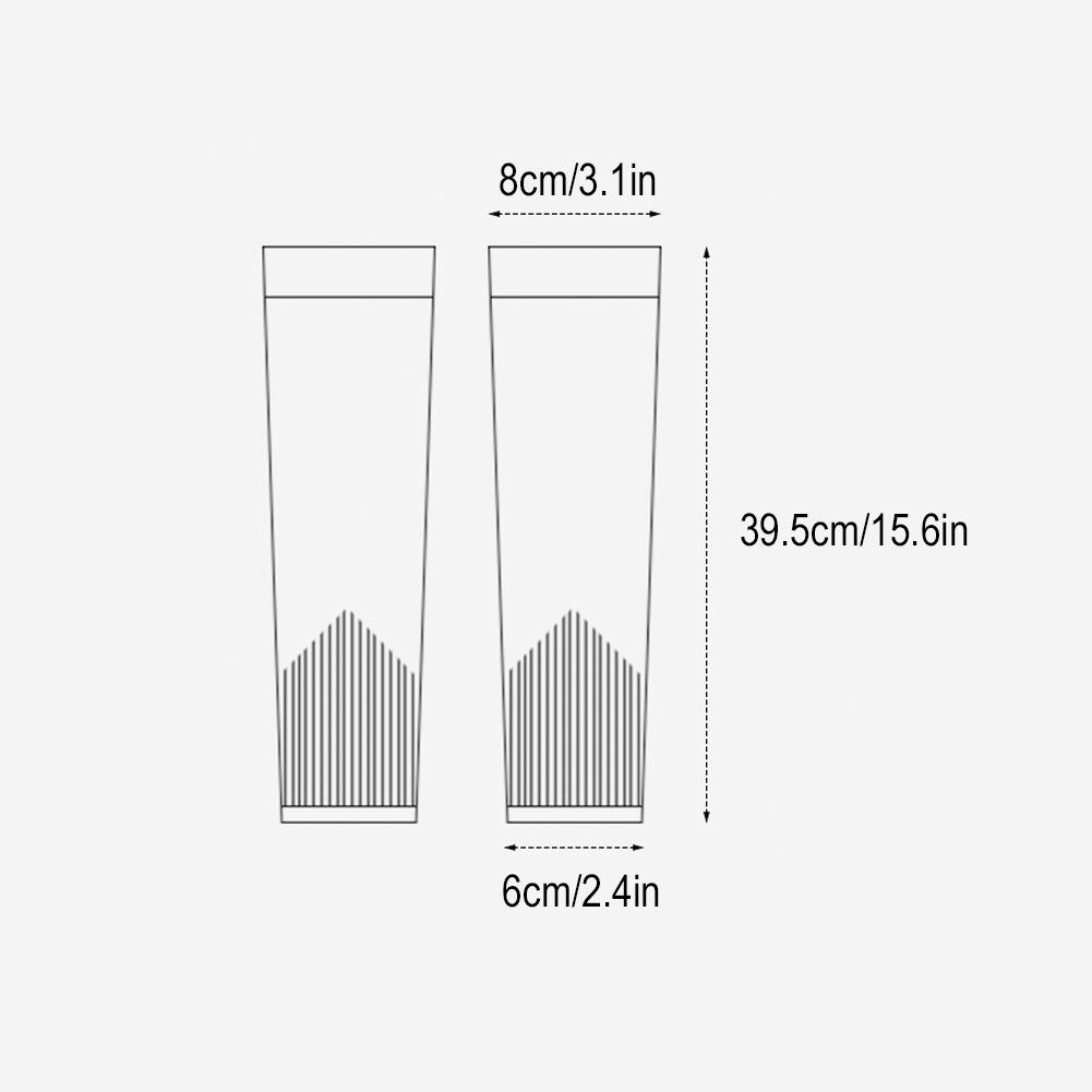 1 Paar Sommer-Sonnenschutz-Ärmel für Damen und Herren, rutschfest, atmungsaktiv, kühlend, für Outdoor-Aktivitäten, Basketball, Radfahren, Sportärmel