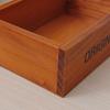 Rectangular Jewelry Box Wooden Storage Bin Large Capacity Cosmetics Box  Dessert