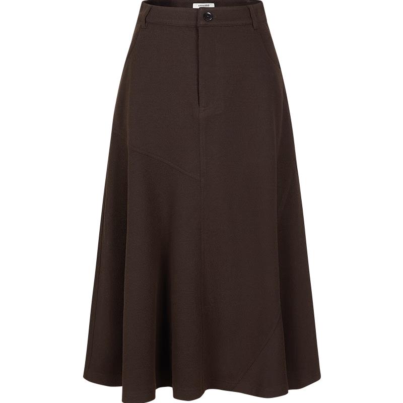 JZ Anna & Co. Elegant A-Line Fishtail Midi Skirt S