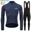 RAUDAX 2024 Man's Winter Cycling Clothing Long Sleeves Thermal Fleece Cycling Jersey Set Outdoor Keep Warm Road Bike Sportswear