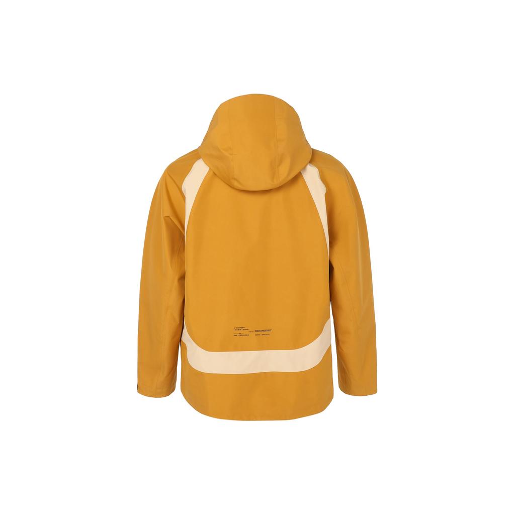 Jordan 23 Engineered Patchwork Letter Print Hooded Loose Jacket Men Outerwear Sauce-Yellow DQ8057-712