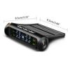 1 Satz Smart Car Reifendruckkontrollsystem TPMS Solarenergie Digitales LCD-Display USB Automotive Sicherheitsalarm Reifensensor