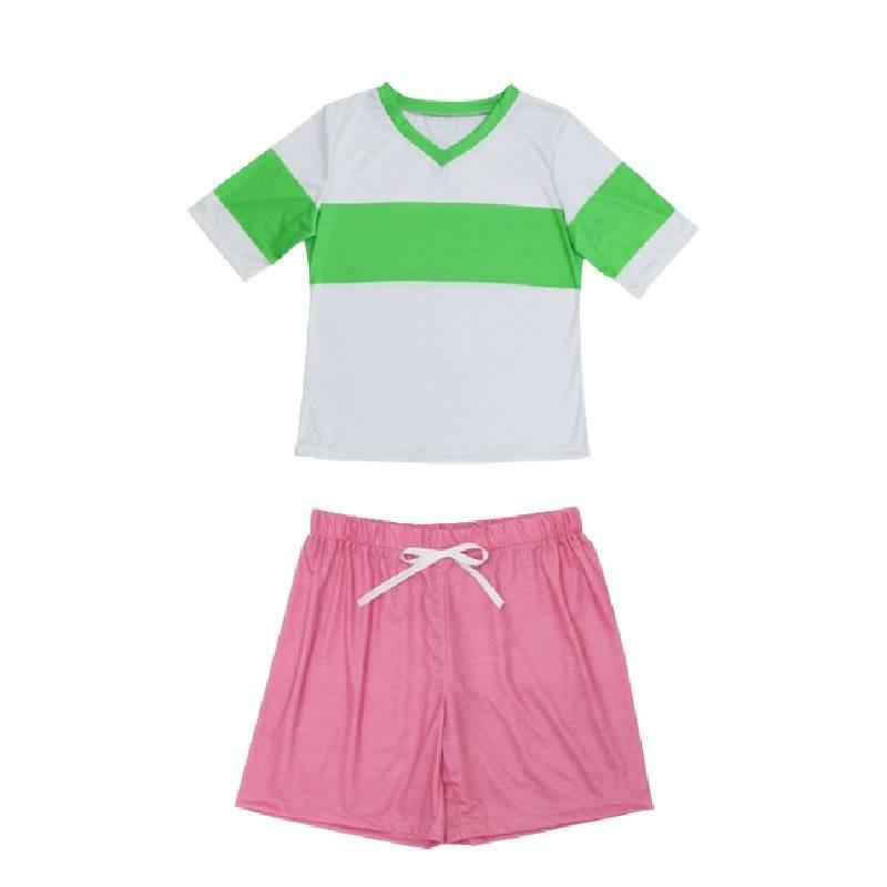 Ogino Spirited Away Chihiro Cosplay Costumes Set Halloween Performance Stage